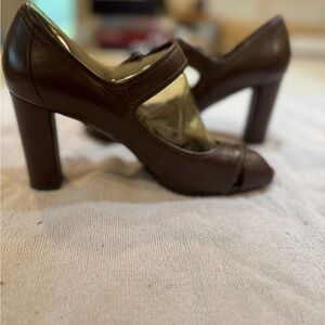 Nine West Chocolate Brown Heels